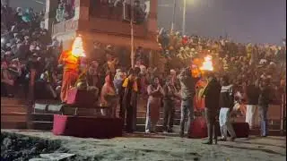 Auspicious Mahaaarati at Saryu Ghaat , Ayodhya, Uttar Pradesh, India 