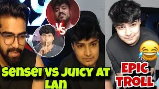 Slug Epic Troll 😅 Omega On Sensei Vs Juicy At LAN 🚨 Reply CG Salary 😲