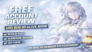 FREE ACCOUNT REVIEW LIVE 😱 | Build Fix &bull; Damage Solve &bull; OP Tips | Genshin
