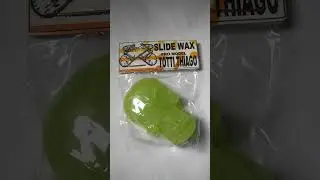 Slide Wax Vela . Cera . Parafina  #shorts #youtubeshorts #SlideWaxSkate