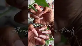 😍&rdquo;PRESS-ON&rdquo; ACRYLIC NAILS😍 how I do them 🥰