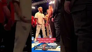 JAKE PAUL & TOMMY FURY EXCHANGE HEATED WORDS! FINALLY FACE OFF!