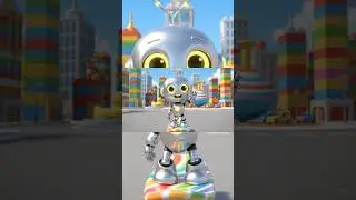 Beep Boop! Robot&rsquo;s Sweetest Ride Ever 🤖🍬 #aianimation #aiart #robot