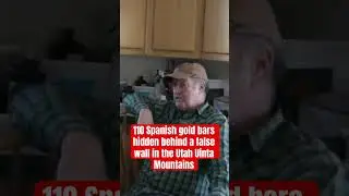 The Spaniards hid 110 gold bars behind a false stone wall in the Utah Uinta Mountains