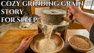 Blizzard Howling Outside but You're Safe & Warm Grinding Grain