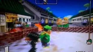 Lapping Nancy On Ninja Land.(Snowboard Kids Challenge. Using Tommy And The Starboard.)