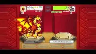 Dragon city, pure flame dragon vs legendary cup lvl 7