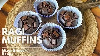 Eggless Ragi Muffins Recipe | Gluten Free Ragi Muffins without Eggs | Ragi Cup Cakes Recipe