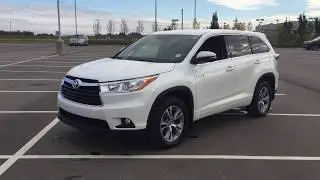 2016 Toyota Highlander LE Hybrid Review