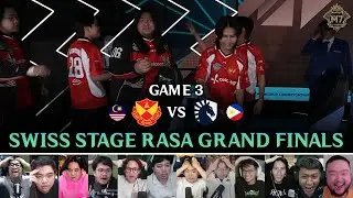 SRG SUSUL ALTER EGO KE KNOCKOUT STAGE!! REAKSI STREAMER SRG VS TLPH GAME 3 M7 WORLD CHAMPIONSHIP!!