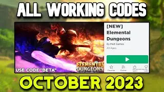 Roblox Elemental Dungeons All Working Codes (October 2023)