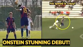 Bar&ccedil;a&rsquo;s new defender Juwensley Onstein made a brilliant debut for Barcelona!
