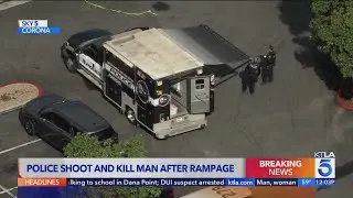 Corona police fatally shoot man who allegedly swung tire iron at cars