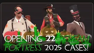 [TF2] Распаковка 22 кейсов Scream Fortress 2025!