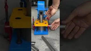 Punching stainless steel pipe joints quickly and beautifully #shorts