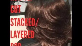 HOW TO: CUT STACKED BOB *EASIEST WAY EVER!*