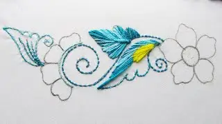 Beautiful Easy Borderline Embroidery Design / Hand Embroidery Amazing Border Line Stitches
