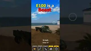 E100 is a Beast #roblox #wartycoon #gaming #military #memes #shorts