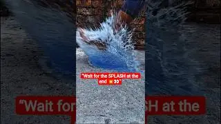 Kicking a Water Balloon in INSANE Slow Motion 💥 #WaterBalloon #BalloonPop #SlowMotion #viralshorts