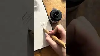 Unique drawing tool: Bamboo Reed pens!