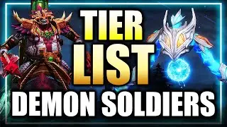TIER LIST Demon Soldiers - ALL DS RATED (Jan. 2025) ft. @DrDeez-WOR ⁂ Watcher of Realms
