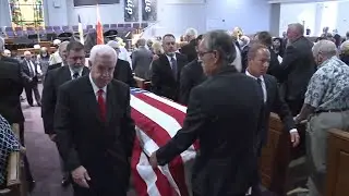 UNCUT: Tommy Hazouri honored at funeral at Mandarin Presbyterian Church