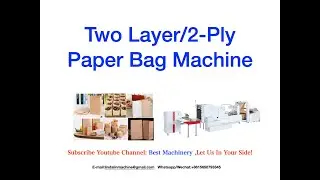 Two Layer/2-Ply Paper Bag Machine