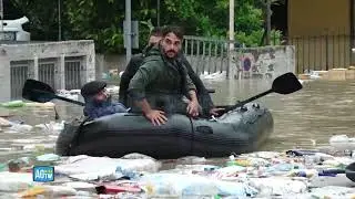 Alluvione Cesena: una coppia di anziani tratta in salvo