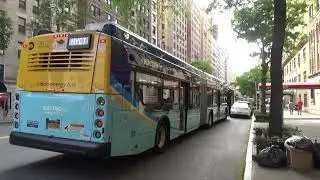 MTA New York City Bus: 2019 New Flyer XE60 CHARGE #4955 On The M86 SBS