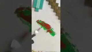 Diamond Pickaxe (paint match) Minecraft ⛏💎