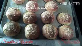 Chicken liver chillyfry stuffed buns