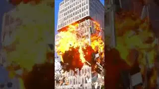 Plane vs Helicopter vs Building 😱
