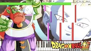 Earth's Fate - Dragon Ball Super OST / Universe 9 Gets Erased (Piano Tutorial) [Synthesia]