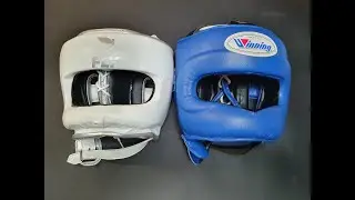 FLY Superbar X Head guard р.L и WINNING FG-5000 Full Face Training Headgear - Обзор и сравнение