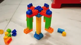 Satisfying DIY Amusement Ride/Asmr Building Blocks/Amusement Ride with building blocks/block game 