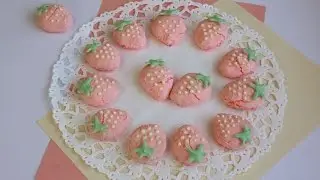 How to make　Strawberry  Egg bolo　苺の卵ボーロ