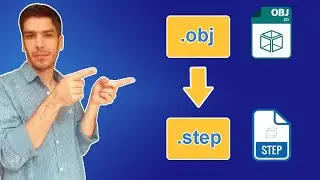 how to convert obj to step