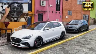 Hyundai i30 N & Volkswagen Golf R | Forza Horizon 5 | Thrustmaster T300RS