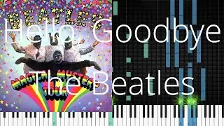 🎹 Hello, Goodbye, The Beatles, Synthesia Piano Tutorial