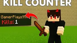 How to make Kill Counter In Minecraft Bedrock.