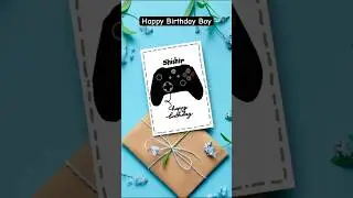 How to make Birthday Card for Turning 10 #happybirthday #handmadegifts #howto #drawing #howtodraw