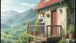 Rainy Day Breakfast | Cozy House | Relaxing Ghibli Animation & Cooking ASMR