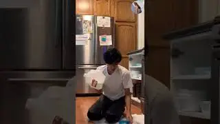 Man Pouring Milk In His Kitchen 🥛🥛 | Funny Moment | Failed Video | #shorts