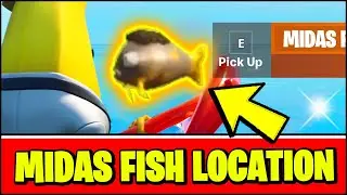 *NEW* Fortnite MIDAS FLOPPER Location (How to catch Midas Fish & what it does)