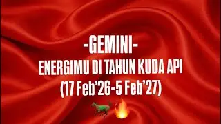 🐎🔥GEMINI, Seperti Apa Energimu Di Tahun Kuda Api #tarotputrisolo #tahunkudaapi #generalreading 