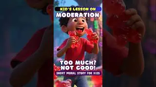 Moderation Matters! 🌈 | A Simple Life Lesson for Kids | BeddyBox Shorts #moderation #kidslearning