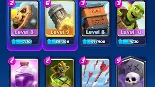 Playing clash royale only spells with one life #clashroyale #video 