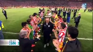 Marcelo Bielsa le niega el saludo a Enrique Cerezo en la Final Europa League 2012