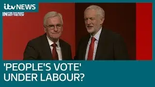 Labour to vote to 'keep all Brexit options on table' if no election | ITV News