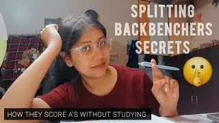 Revealing backbencher secrets for scoring A's 🤫😎| tried and tested facts 💯🔥
